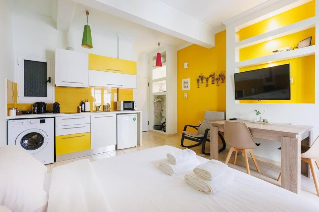 Relaxing Studio In Athens City Center Exteriör bild