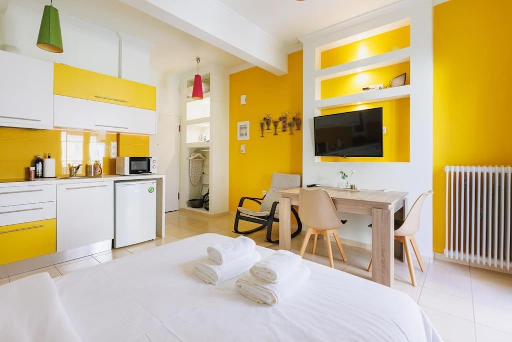 Relaxing Studio In Athens City Center Exteriör bild