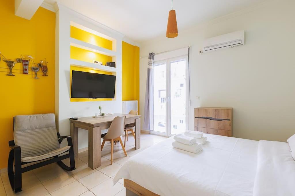 Relaxing Studio In Athens City Center Exteriör bild
